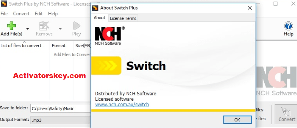 NCH Switch Plus 11.28 downloading